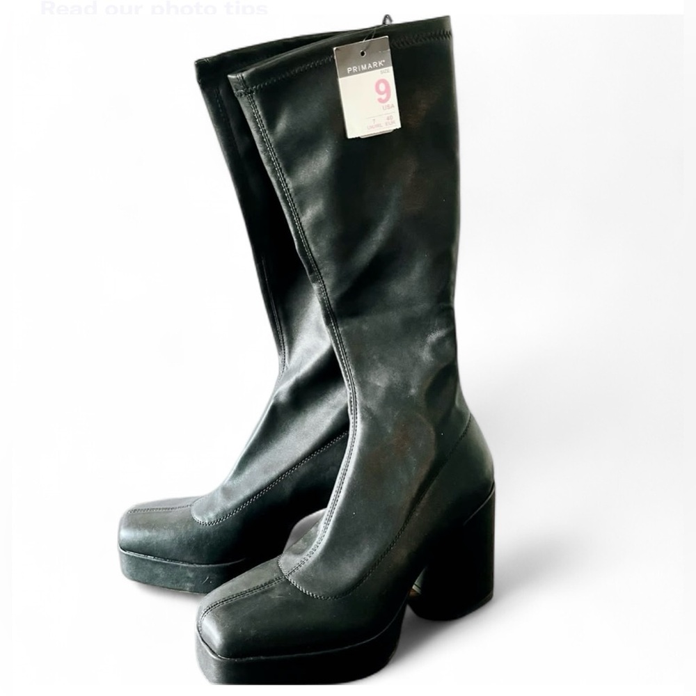 NWT Primark faux leather boots women’s 9